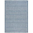 thumbnail image 1 of SAFAVIEH Courtyard Amy Geometric Indoor/Outdoor Area Rug, Navy/Grey, 8' x 11', 1 of 10