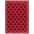 thumbnail image 1 of Safavieh Courtyard Amy Geometric Indoor/Outdoor Area Rug, Red/Beige, 5'3" x 7'7", 1 of 18