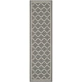 thumbnail image 1 of Safavieh Courtyard Amy Geometric Indoor/Outdoor Runner Rug, Gray/Beige, 2'3" x 10', 1 of 8