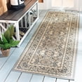 thumbnail image 1 of Safavieh Courtyard Angela Medallion Indoor/Outdoor Runner Rug, Gray/Cream, 2'7" x 8'2", 1 of 9