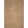 thumbnail image 1 of SAFAVIEH Courtyard Annabelle Floral Indoor/Outdoor Area Rug, Natural/Gold, 8' x 11', 1 of 11