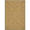 thumbnail image 1 of SAFAVIEH Courtyard Annie Floral Indoor/Outdoor Area Rug, Natural/Gold, 5'3" x 7'7", 1 of 4