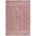 thumbnail image 1 of SAFAVIEH Courtyard Anson Geometric Indoor/Outdoor Area Rug, Rust/Grey, 8' x 11', 1 of 10