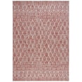 thumbnail image 1 of SAFAVIEH Courtyard Anson Geometric Indoor/Outdoor Area Rug, Rust/Grey, 8' x 11', 1 of 5