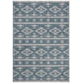 thumbnail image 1 of SAFAVIEH Courtyard April Geometric Indoor/Outdoor Area Rug, Teal/Grey, 5'3" x 7'7", 1 of 10