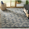thumbnail image 1 of SAFAVIEH Courtyard April Southwestern Indoor/Outdoor Area Rug, 6'7" x 6'7" Square, Grey/Navy, 1 of 8