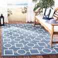 thumbnail image 1 of Safavieh Courtyard Archimedes Geometric Indoor/Outdoor Area Rug, Blue/Beige, 5'3" x 7'7", 1 of 10