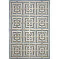 thumbnail image 1 of Safavieh Courtyard Ariana Geometric Indoor/Outdoor Area Rug, Blue/Bone, 6'7" x 9'6", 1 of 10