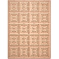 thumbnail image 1 of Safavieh Courtyard Ariana Geometric Indoor/Outdoor Area Rug, Terracotta/Cream, 8' x 11', 1 of 12