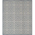 thumbnail image 1 of Safavieh Courtyard Ariana Geometric Indoor/Outdoor Area Rug, Navy/Beige, 9' x 12', 1 of 10
