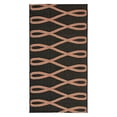 thumbnail image 1 of SAFAVIEH Courtyard Arielle Geometric Swirls Indoor/Outdoor Area Rug Black/Cream, 2'7" x 5', 1 of 5