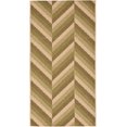 thumbnail image 1 of SAFAVIEH Courtyard Arnold Chevron Stripes Indoor/Outdoor Area Rug Cream/Green, 2'7" x 5', 1 of 4