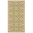 thumbnail image 1 of SAFAVIEH Courtyard Austin Geometric Indoor/Outdoor Area Rug, 2'7" x 5', Green/Cream, 1 of 10