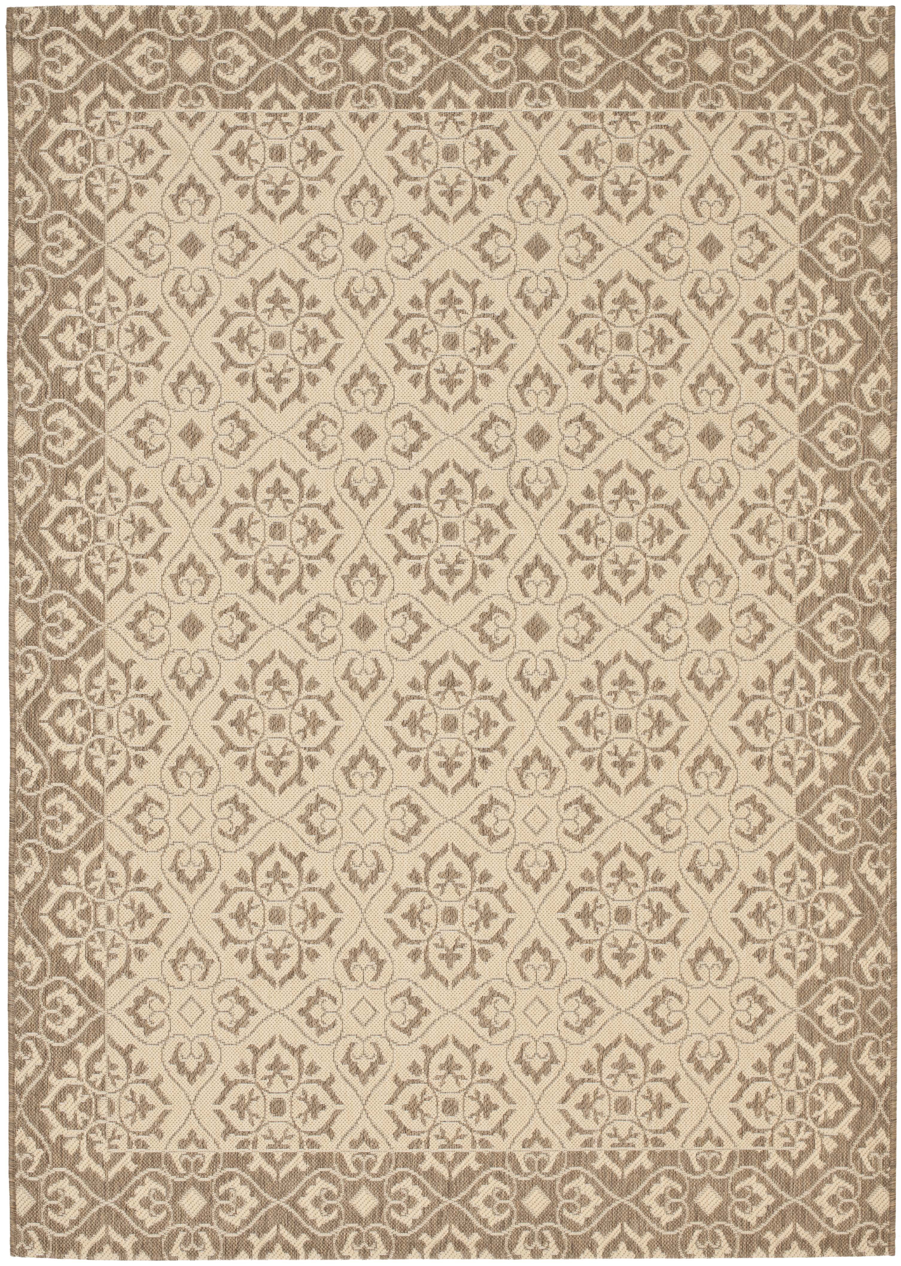 Rectangular Red Synthetic Easy Care 5' x 7' Area Rug