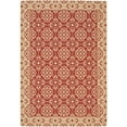 thumbnail image 1 of SAFAVIEH Courtyard Austin Geometric Indoor/Outdoor Area Rug, 5'3" x 7'7", Red/Cream, 1 of 5