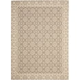 thumbnail image 1 of SAFAVIEH Courtyard Austin Geometric Indoor/Outdoor Area Rug, Brown/Creme, 8' x 11', 1 of 10
