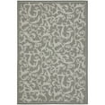 thumbnail image 1 of SAFAVIEH Courtyard Ava Floral Indoor/Outdoor Area Rug, 5'3" x 7'7", Anthracite/Light Grey, 1 of 5