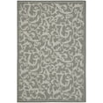 thumbnail image 1 of SAFAVIEH Courtyard Ava Floral Indoor/Outdoor Area Rug, 6'7" x 9'6", Anthracite/Light Grey, 1 of 5