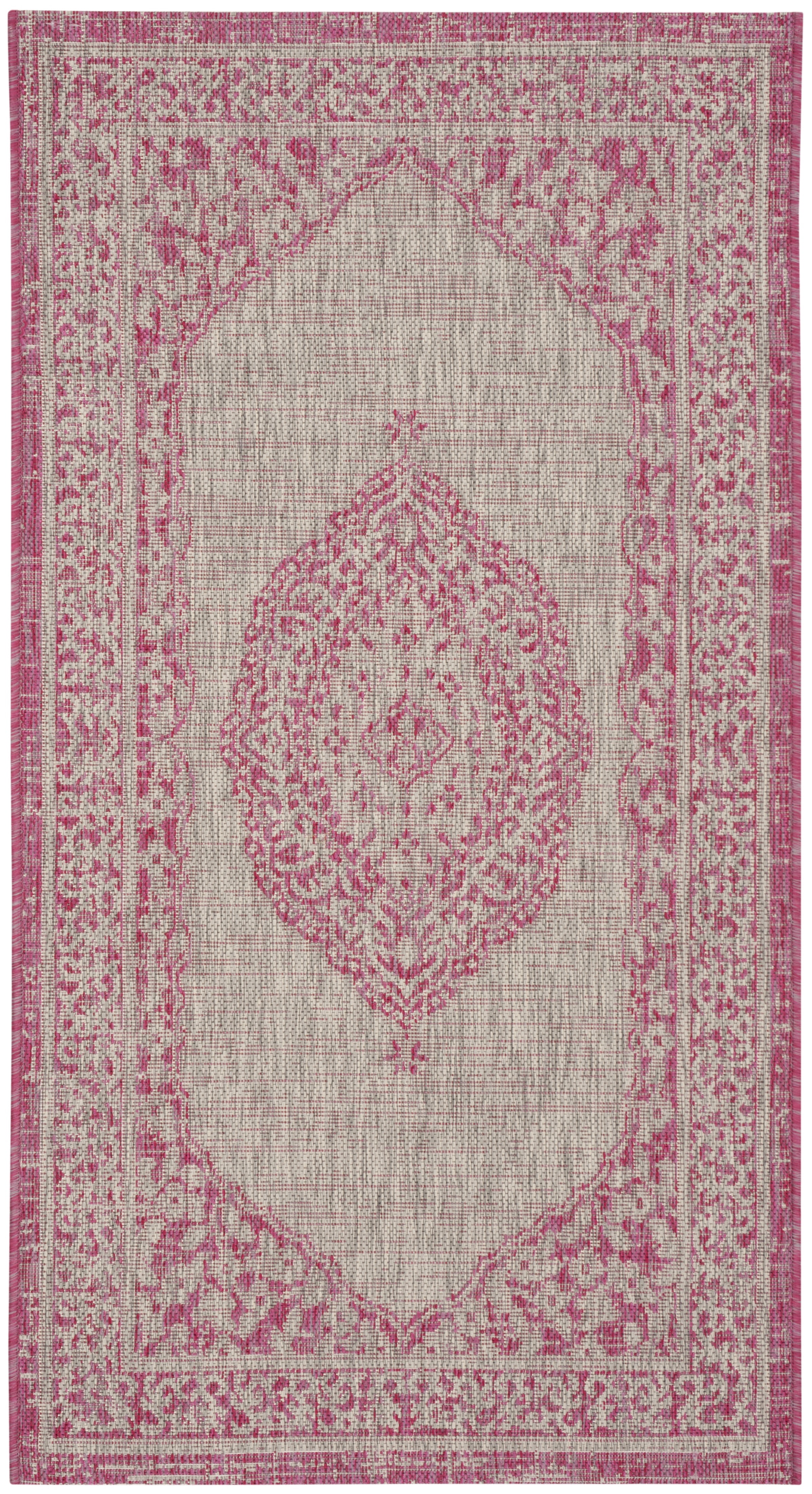 Ahvi Rug SAFAVIEH Courtyard Avi Traditional Indoor/Outdoor Area Rug, 2'7