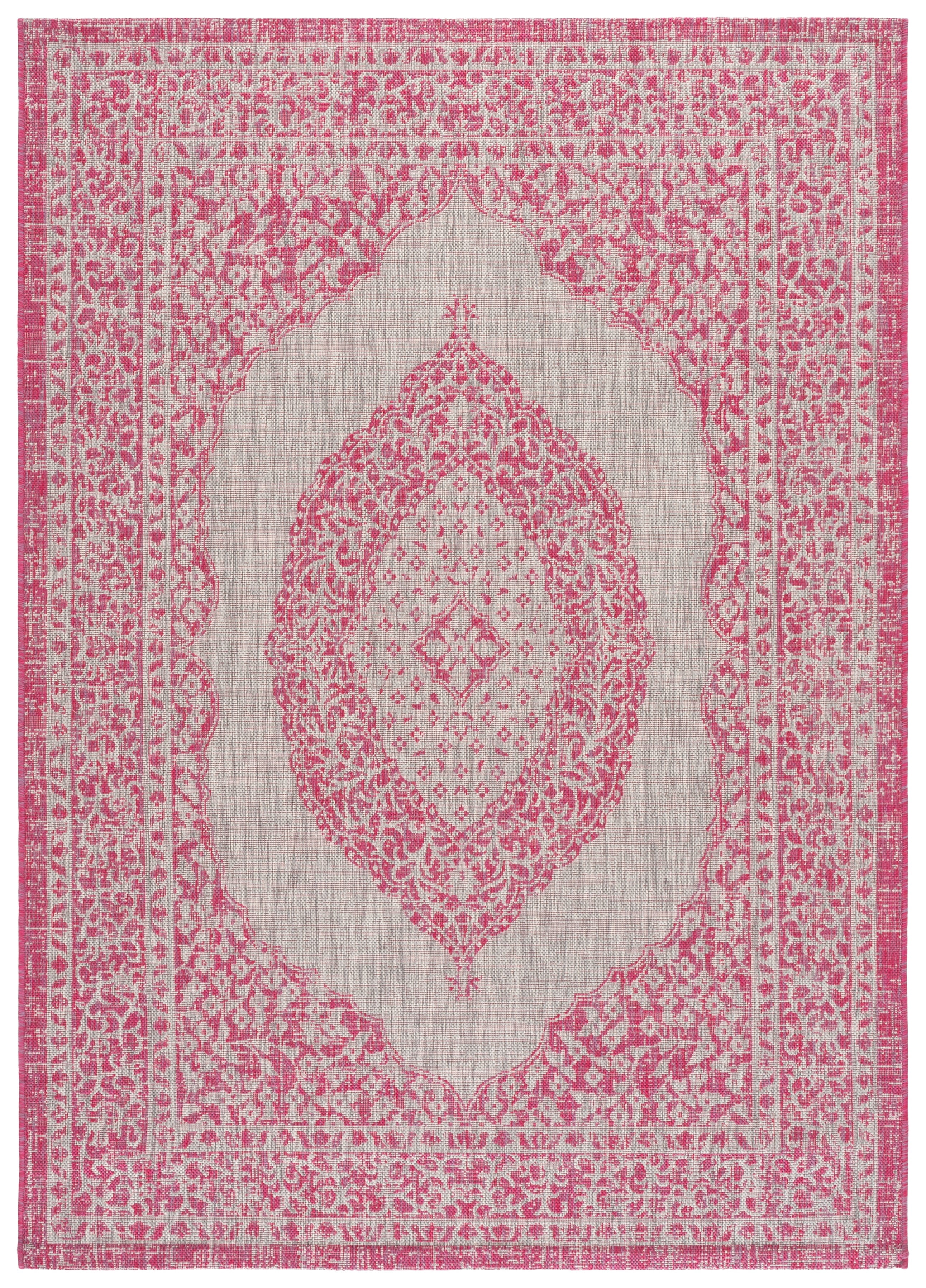 Ahvi Rug SAFAVIEH Courtyard Avi Traditional Indoor/Outdoor Area Rug, 4' x 5'7 ...