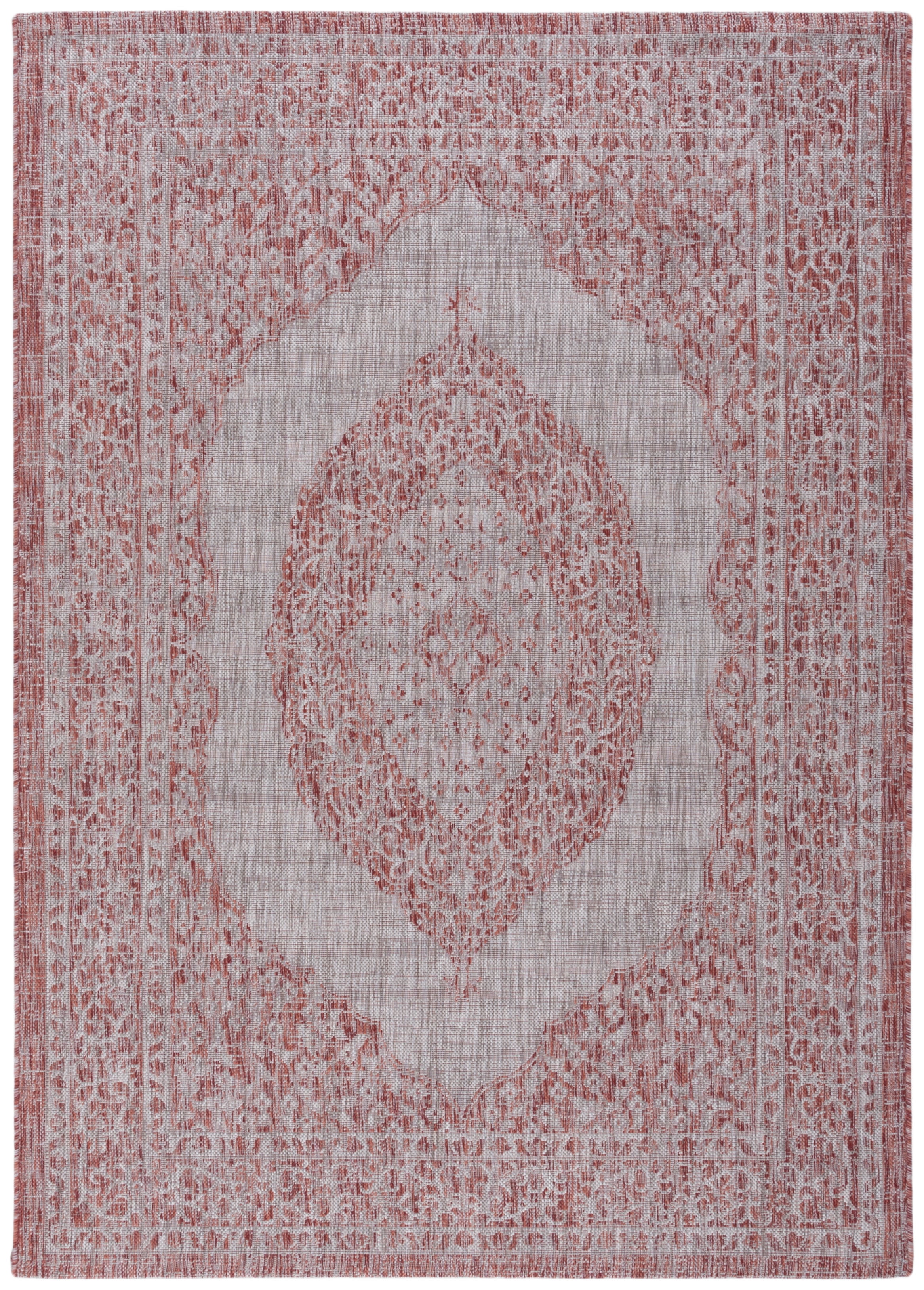 Ahvi Rug SAFAVIEH Courtyard Avi Traditional Indoor/Outdoor Area Rug, 6'7