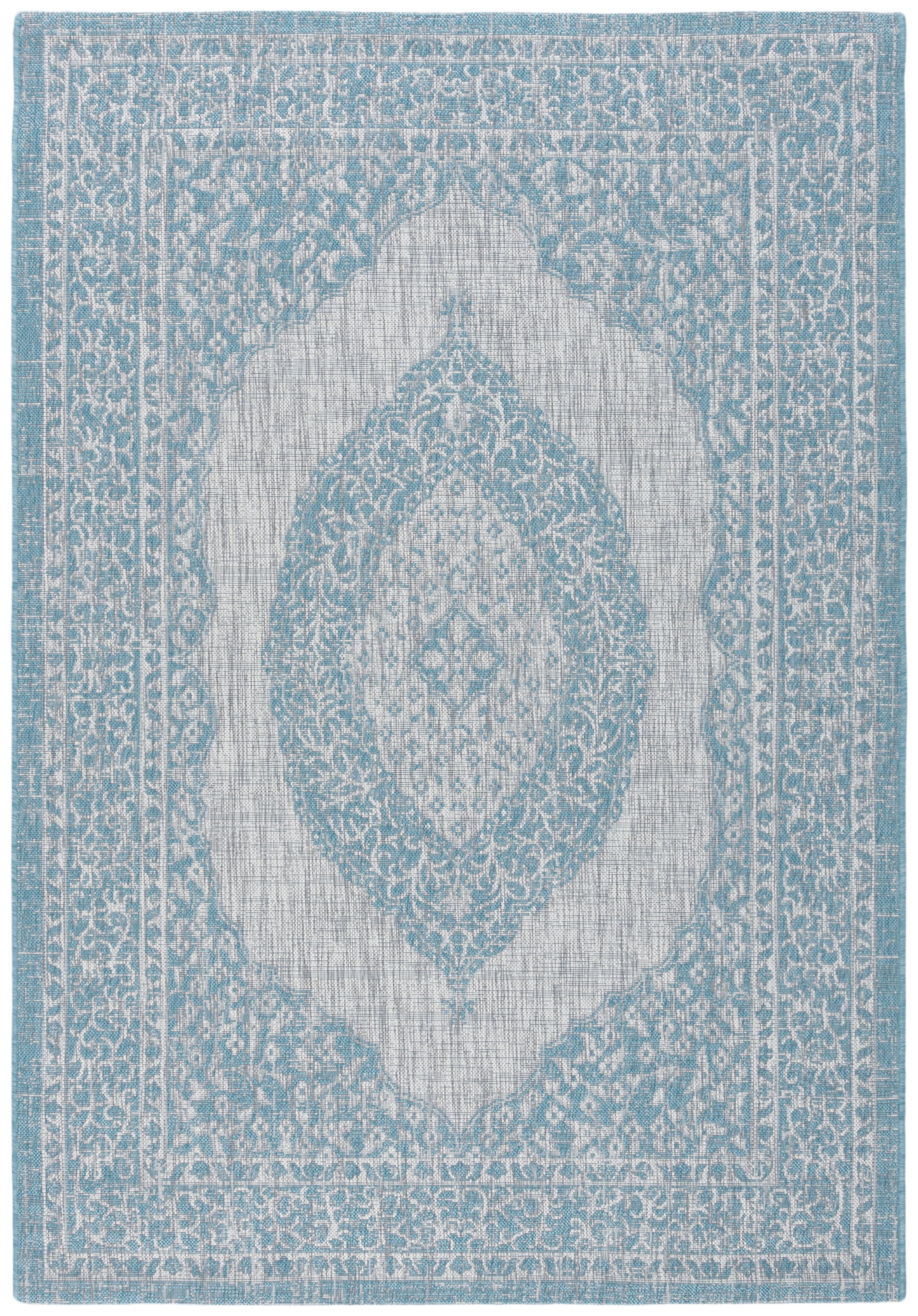 Ahvi Rug SAFAVIEH Courtyard Avi Traditional Indoor/Outdoor Area Rug, 6'7