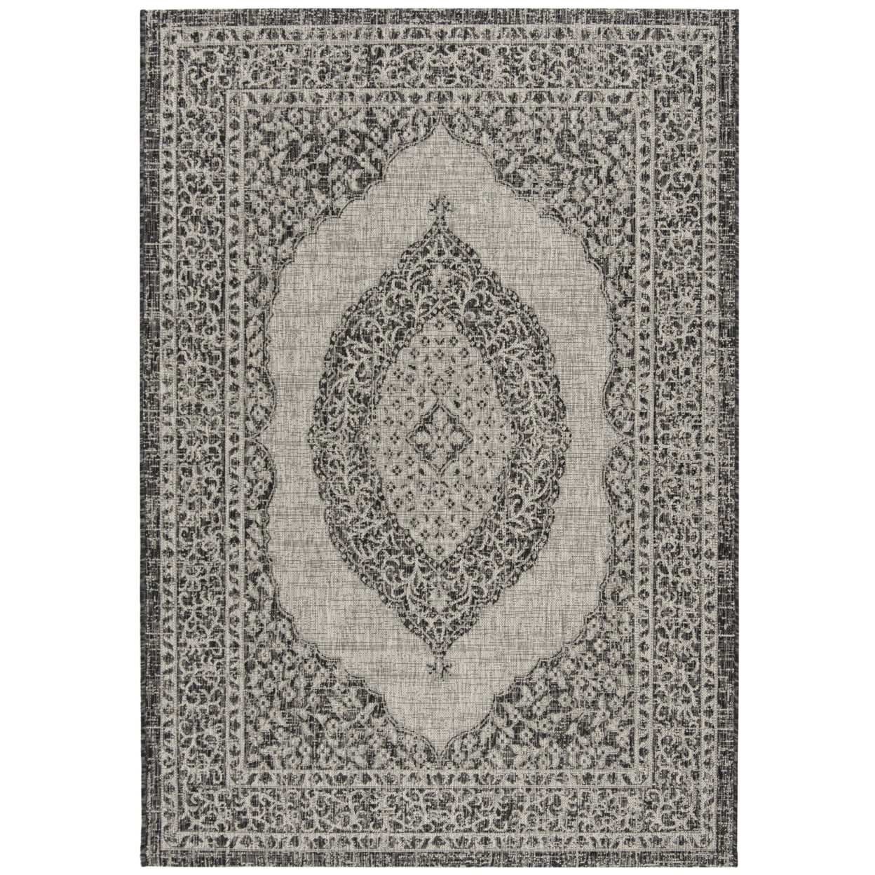 SAFAVIEH Courtyard Avi Traditional Indoor/Outdoor Area Rug, 6'7" x 9'6