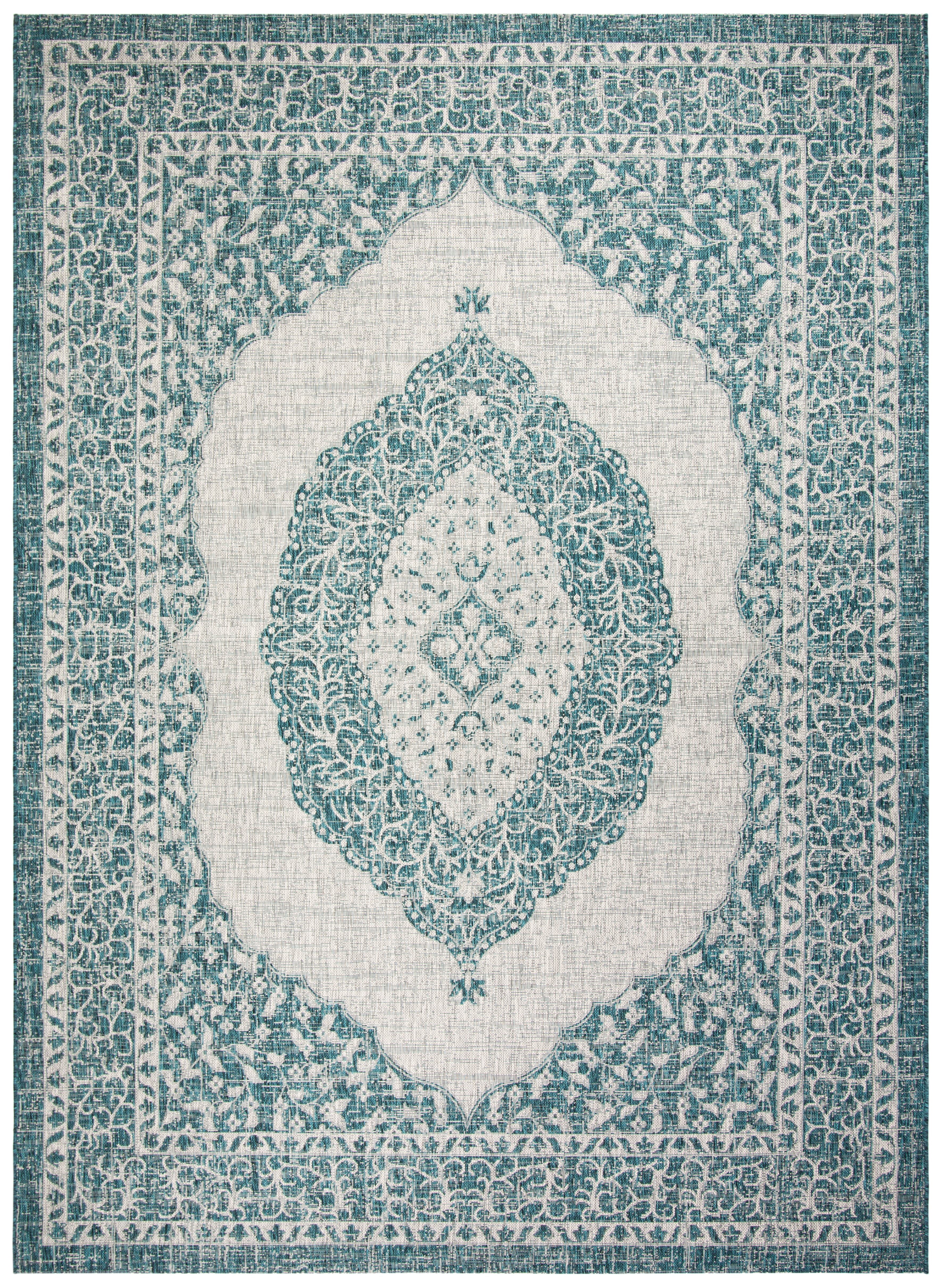 Ahvi Rug SAFAVIEH Courtyard Avi Traditional Indoor/Outdoor Area Rug, 8' x 11 ...