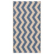 Safavieh Courtyard Ayden Chevron Indoor/Outdoor Area Rug, Blue/Beige, 2' x 3'7"