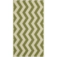 thumbnail image 1 of SAFAVIEH Courtyard Ayden Chevron Indoor/Outdoor Area Rug, Green/Beige, 2' x 3'7", 1 of 5