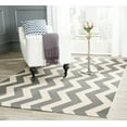 thumbnail image 1 of SAFAVIEH Courtyard Ayden Chevron Indoor/Outdoor Area Rug, Grey/Beige, 4' x 4' Square, 1 of 11