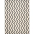 thumbnail image 1 of Safavieh Courtyard Ayden Chevron Indoor/Outdoor Area Rug, Gray/Beige, 8' x 11', 1 of 10
