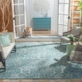 thumbnail image 1 of SAFAVIEH Courtyard Baldric Floral Indoor/Outdoor Area Rug, Blue/Grey, 8' x 10', 1 of 1