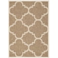 thumbnail image 1 of Safavieh Courtyard Becky Geometric Indoor/Outdoor Area Rug, Brown, 4' x 5'7", 1 of 14