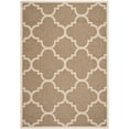 thumbnail image 1 of Safavieh Courtyard Becky Geometric Indoor/Outdoor Area Rug, Brown, 6'7" x 9'6", 1 of 14