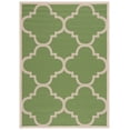 thumbnail image 1 of Safavieh Courtyard Becky Geometric Indoor/Outdoor Area Rug, Green/Beige, 5'3" x 7'7", 1 of 14