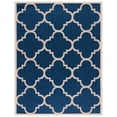 thumbnail image 1 of Safavieh Courtyard Becky Geometric Indoor/Outdoor Area Rug, Navy/Beige, 8' x 10', 1 of 16
