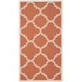 thumbnail image 1 of Safavieh Courtyard Becky Geometric Indoor/Outdoor Area Rug, Terracotta, 2'7" x 5', 1 of 14