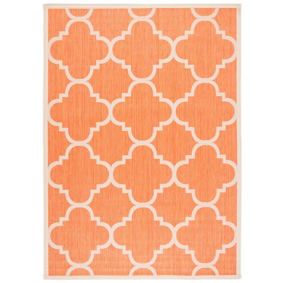 Safavieh Courtyard Becky Geometric Indoor/Outdoor Area Rug, Terracotta, 8' x 11'