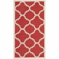 thumbnail image 1 of SAFAVIEH Courtyard Becky Geometric Indoor/Outdoor Runner Rug, Red, 2'3" x 10', 1 of 6