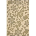 thumbnail image 1 of Safavieh Courtyard Ben Floral Indoor/Outdoor Area Rug, Cream/Green, 5'3" x 7'7", 1 of 7