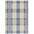 thumbnail image 1 of Safavieh Courtyard Benjamin Plaid Indoor/Outdoor Area Rug, Beige/Blue, 4' x 5'7", 1 of 15