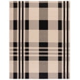 thumbnail image 1 of Safavieh Courtyard Benjamin Plaid Indoor/Outdoor Area Rug, Black/Bone, 10' x 14', 1 of 17