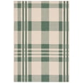 thumbnail image 1 of Safavieh Courtyard Benjamin Plaid Indoor/Outdoor Area Rug, Green/Beige, 6'7" x 9'6", 1 of 15