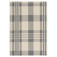 thumbnail image 1 of SAFAVIEH Courtyard Benjamin Plaid Indoor/Outdoor Area Rug, Grey/Bone, 5'3" x 7'7", 1 of 15