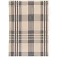 thumbnail image 1 of SAFAVIEH Courtyard Benjamin Plaid Indoor/Outdoor Area Rug, Grey/Bone, 8' x 10', 1 of 15