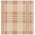 thumbnail image 1 of Safavieh Courtyard Benjamin Plaid Indoor/Outdoor Area Rug, Natural/Beige, 4' x 4' Square, 1 of 13