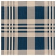 thumbnail image 1 of Safavieh Courtyard Benjamin Plaid Indoor/Outdoor Area Rug, Navy/Beige, 2'7" x 2'7" Square, 1 of 13