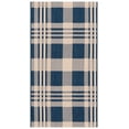 thumbnail image 1 of Safavieh Courtyard Benjamin Plaid Indoor/Outdoor Area Rug, Navy/Beige, 2'7" x 5', 1 of 13