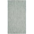 thumbnail image 1 of SAFAVIEH Courtyard Blair Checkered Indoor/Outdoor Area Rug, Light Blue/Light Grey, 2'7" x 5', 1 of 14